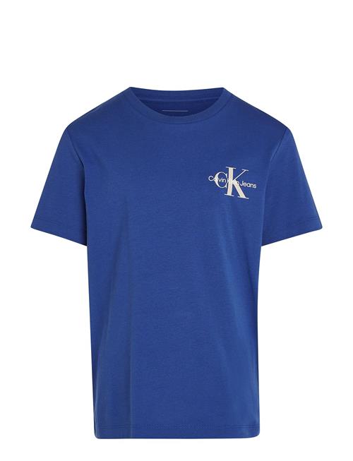 Calvin Klein Chest Monologo Ss T-Shirt Calvin Klein Blue