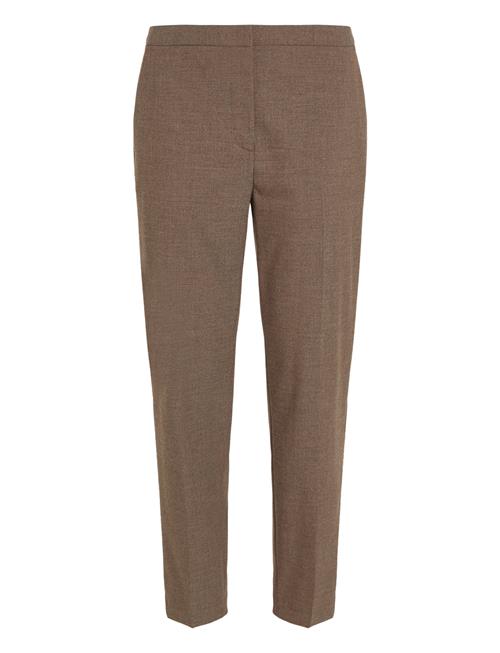 Se Tommy Hilfiger Flannel Slim Straight Pant Tommy Hilfiger Brown ved Booztlet