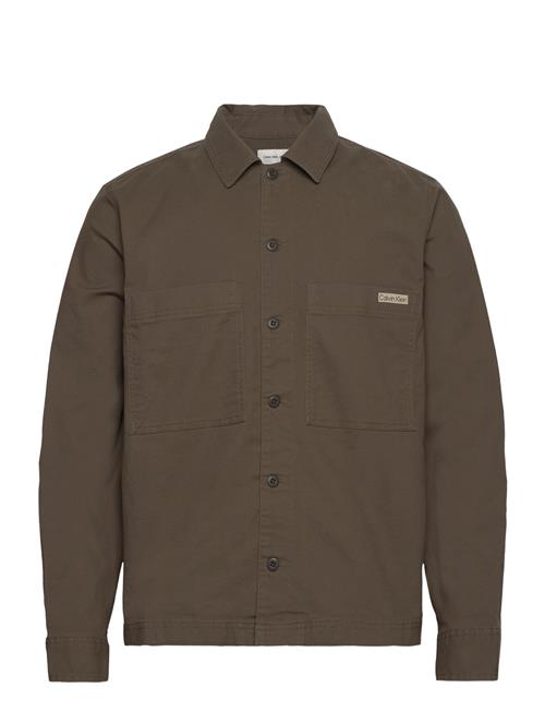 Calvin Klein Jeans Relaxed Utility Overshirt Calvin Klein Jeans Khaki