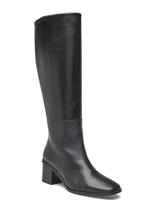 Calvin Klein Heel Knee Boot 50 W/Ml Lth Calvin Klein Black