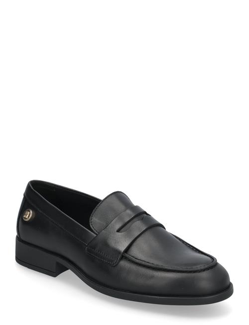 Se Tommy Hilfiger Th Stud Leather Loafer Tommy Hilfiger Black ved Booztlet