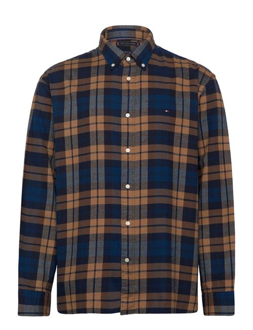 Brushed Blackwatch Chk Rf Shirt Tommy Hilfiger Navy