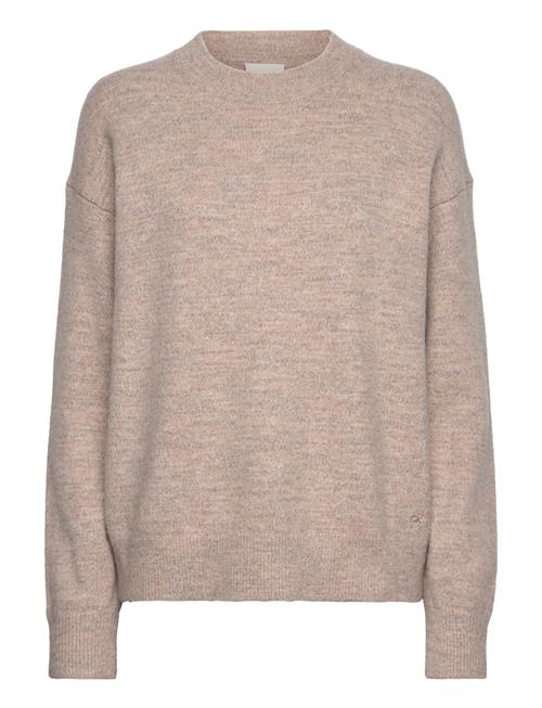 Calvin Klein Soft Heather C-Neck Sweater Calvin Klein Beige