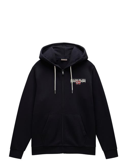 Se Napapijri Aylmer Winter Full-Zip Hoodie Napapijri Black ved Booztlet