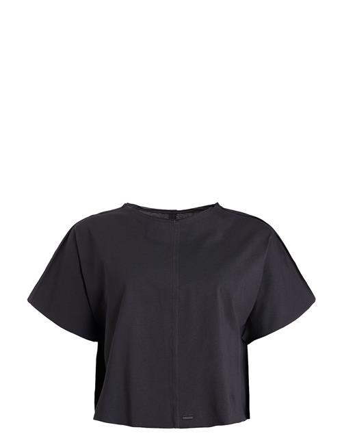 Rethinkit Studios Tee Short Raw Edges Caen Rethinkit Studios Black