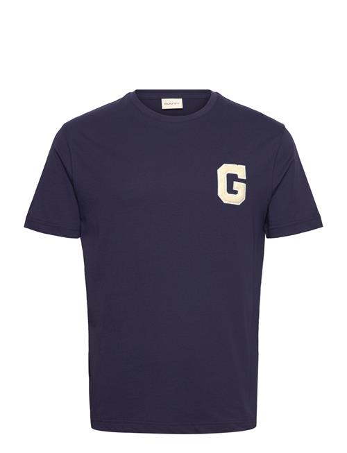 G Graphic T-Shirt GANT Navy