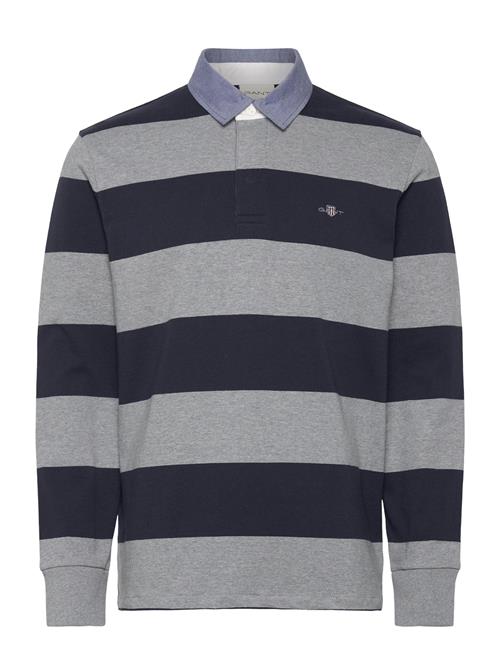 GANT Reg Chambray Stripe Heavy Rugger GANT Grey