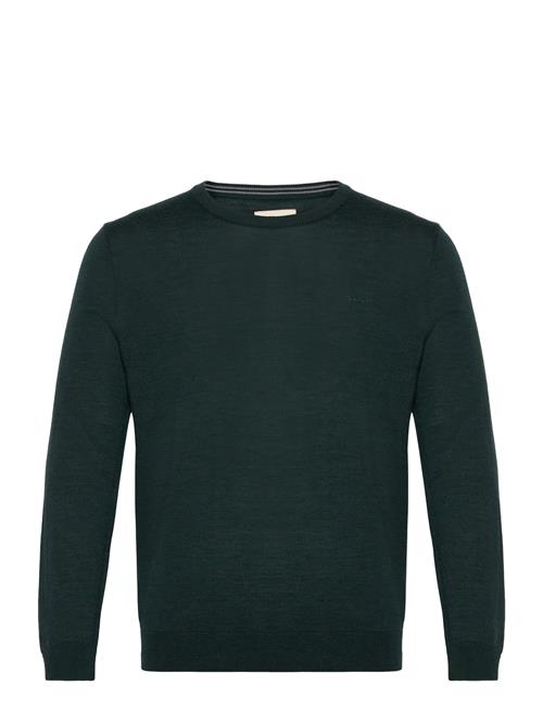 Extrafine Merino Wool C-Neck GANT Green