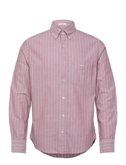 GANT Reg Oxford Stripe Shirt GANT Red