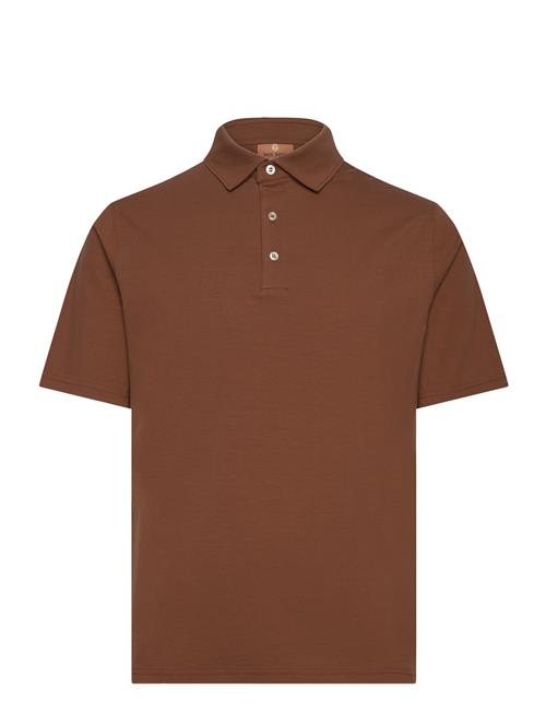 Mos Mosh Gallery Mmgborg Polo S/S Tee Mos Mosh Gallery Brown