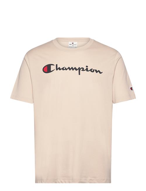 Se Champion Ss Tee Champion Beige ved Booztlet