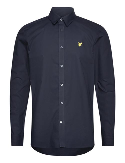 Long Sleeve Poplin Shirt Lyle & Scott Navy