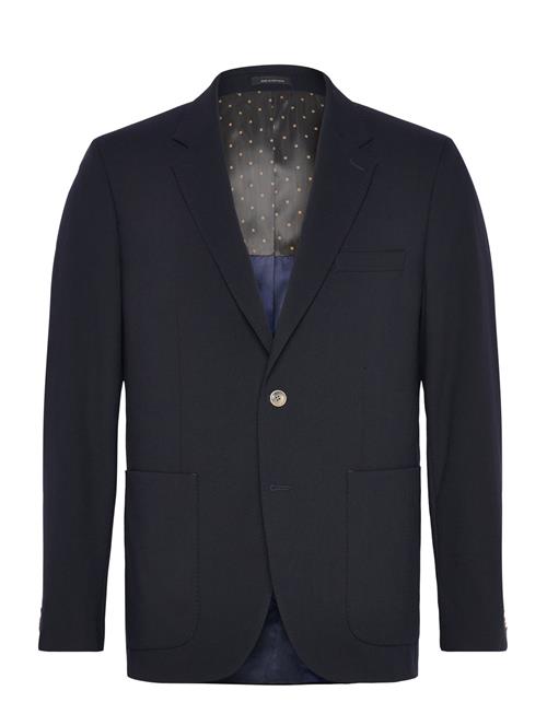 Se Lindbergh Black Wool Mix Superflex Blazer Lindbergh Black Navy ved Booztlet