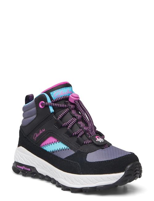 Se Skechers Girls Fuse Tread - Lets Explore - Water Repellent Skechers Patterned ved Booztlet