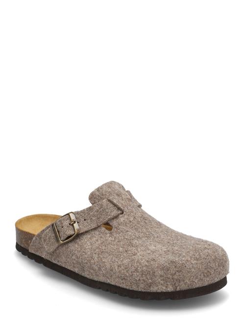 Se Scholl Sl Olivier New Felt Light Brown Scholl Grey ved Booztlet