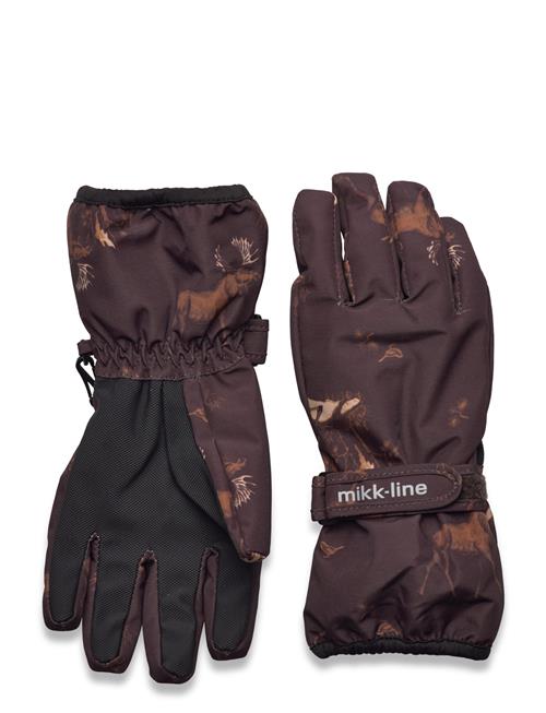 Se mikk-line Polyester Glove Mikk-line Brown ved Booztlet