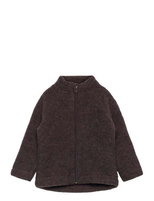 Wool Baby Jacket Mikk-line Brown