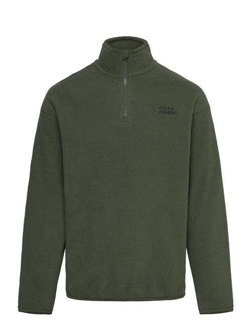 Jack & Jones Jjecorp Logo Fleece Quarter Zip Jnr Jack & J S Green