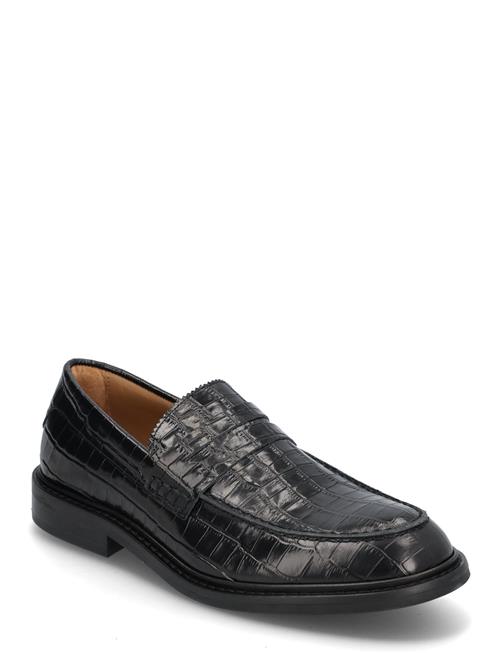 Selected Homme Slhcarter Leather Low Penny Loafer Selected Homme Black