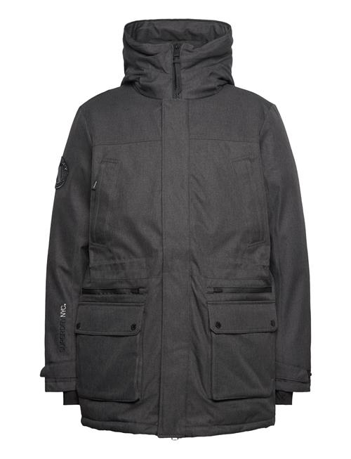 City Tweed Padded Parka Jkt Superdry Grey