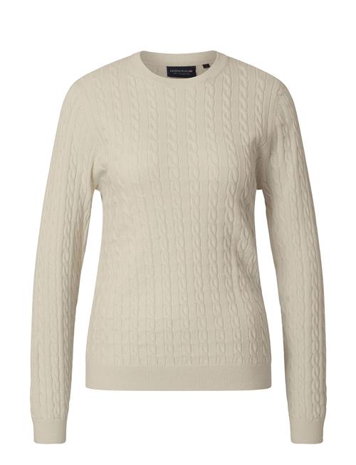 Lexington Clothing Lydia Merino Wool Blend Cable Knitted Sweater Lexington Clothing Cream