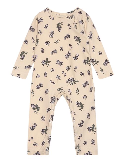 Petit Piao Jumpsuit L/S Printed Petit Piao Beige