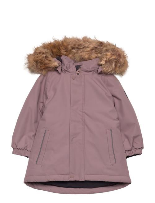 Color Kids Parka W. Fake Fur Color Kids Pink