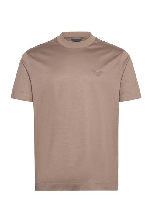 Se Emporio Armani T-Shirt Emporio Armani Beige ved Booztlet