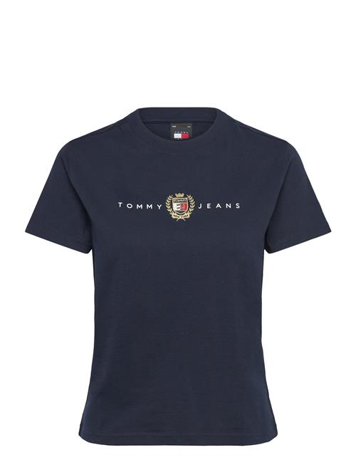 Tommy Jeans Tjw Reg Crest Linear Tee Ext Tommy Jeans Navy