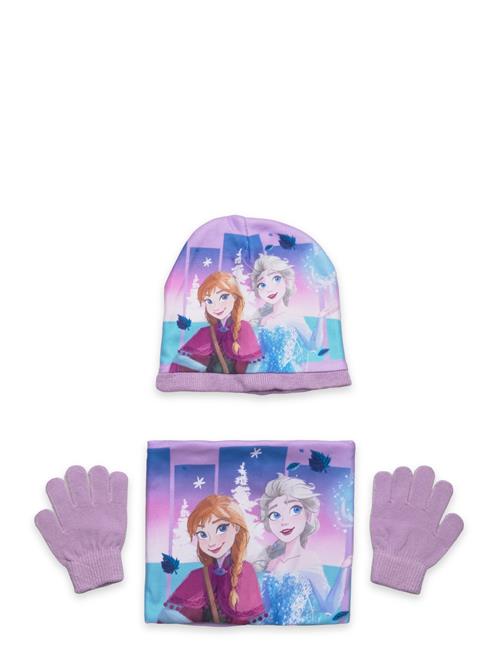 Bonnet & Collar & Gloves Disney Purple