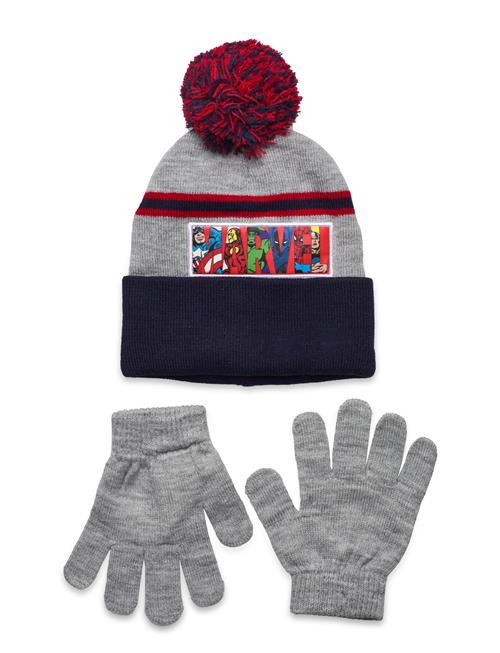 Bonnet + Gloves Marvel Grey