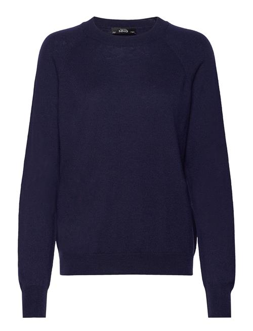 Mango 100 Wool Sweater Mango Navy