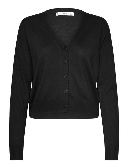 Button Knit Cardigan Mango Black