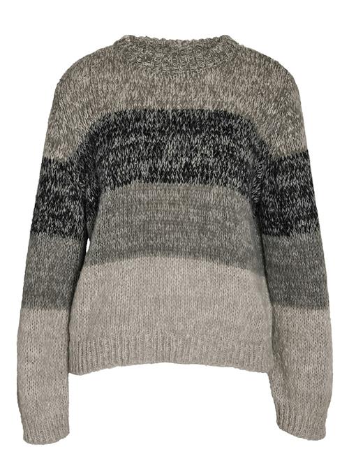 Nmnanna L/S O-Neck Knit Fwd NOISY MAY Grey