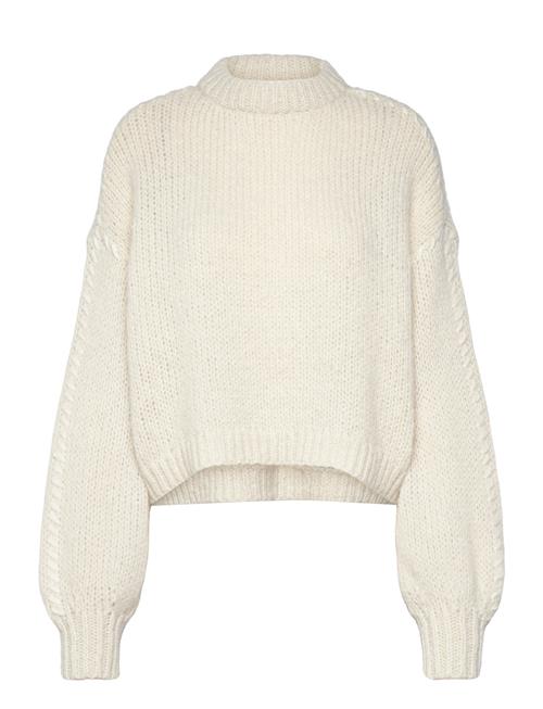 Vmfeng Ls O-Neck Pullover Ga Boo Vero Moda Cream