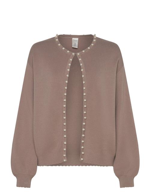 YAS Yasfonny Ls Pearl Knit Cardigan S. - D2D YAS Beige