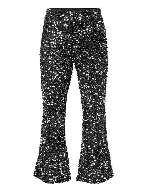 Se Vero Moda Girl Vmbella Sequins Hw Flared Pant Jrs Girl Vero Moda Girl Black ved Booztlet