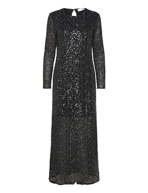 Selected Femme Slfnoel Ls Ankle Sequins Dress B Selected Femme Black