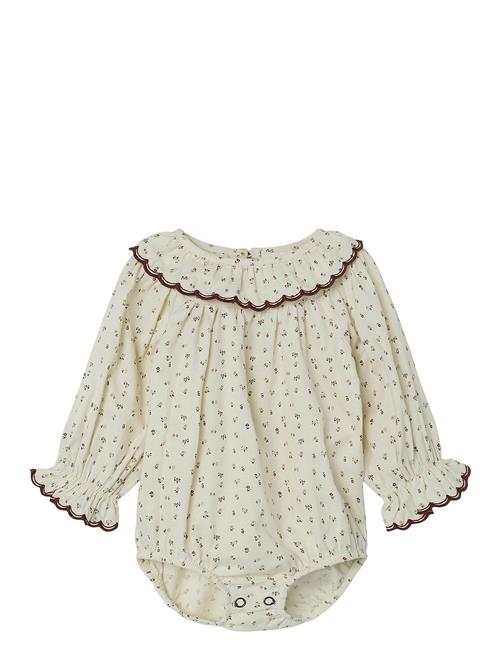 Lil'Atelier Nbfrasia Ls Loose Body Shirt Lil Lil'Atelier Beige