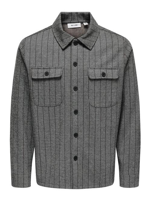 ONLY & SONS Onskodyl Pinstripe Overshirt ONLY & SONS Grey