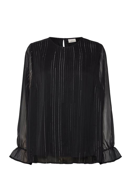 ONLY Carmakoma Carazelea L/S O-Neck Top Aop ONLY Carmakoma Black