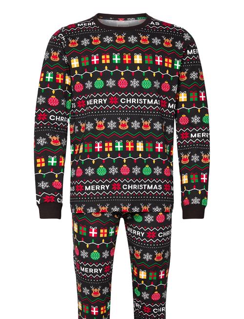 Christmas Sweats The Joyful Christmas Pyjamas Christmas Sweats Black