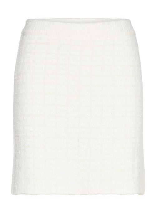 Brielle Short Knitted Skirt Bubbleroom White