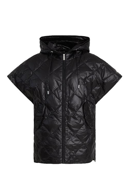 Se Hooded Quilted Vest, Manyana Ivo Nikkolo Black ved Booztlet