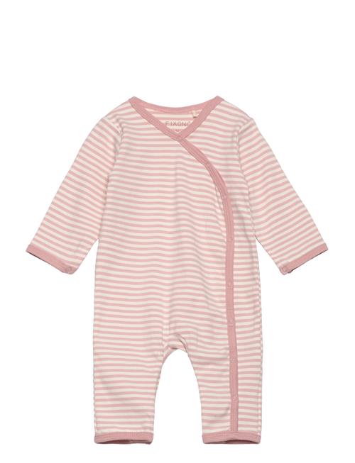 Se Fixoni Jumpsuit Y/D Stripe Fixoni Pink ved Booztlet