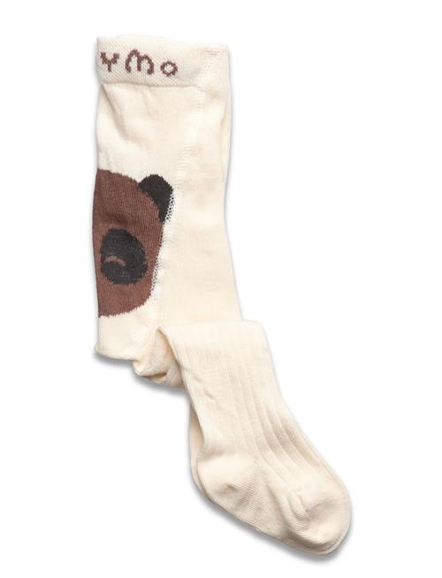 Minymo Baby Stocking W.effect On Back Minymo Cream