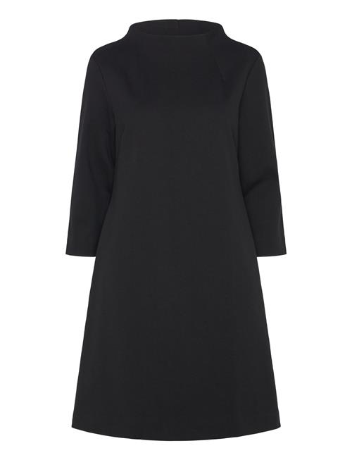 Midi Dress, Solid Papu Black