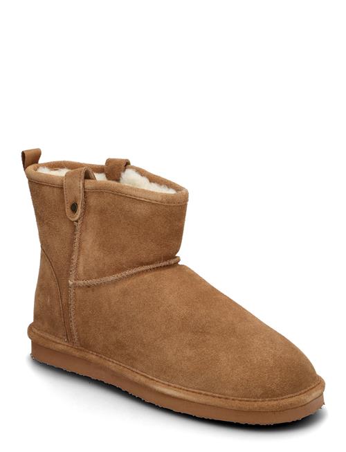 Bianco Biasnowman Short Boot Suede Bianco Brown