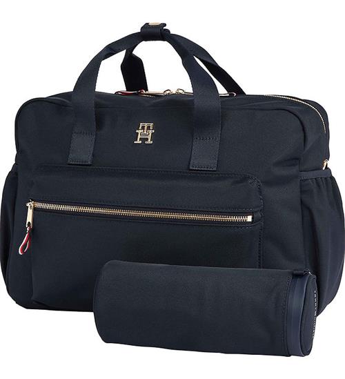 Tommy Hilfiger Pusletaske - TH Changing - Space Blue