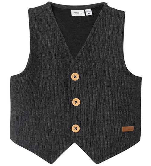 Name It Vest - NmmRobino - Dark Grey Melange